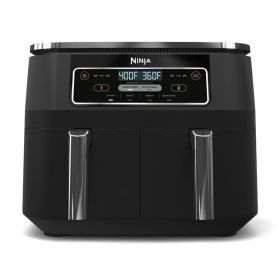 Ninja Foodi 4-in-1 8-Quart 2-Basket Air Fryer with DualZone Technology, Black, Model DZ100