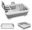 Dish Drying Rack White And Grey