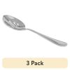 (3 pack) Stainless Steel Slotted Serving Spoon, Silver, 1-Piece