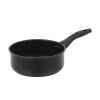 2 qt Non-Stick Aluminum Saucepan, Black