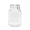 Glass 67 oz Lock Lid Storage Jar Canister