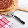 3in Ergonomic Lightweight Wheel Stainless Steel Pizza Cutter, Black