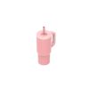 20 oz Double Wall Stainless Steel Tumbler with Straw Lid, Pink