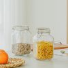 Glass 67 oz Lock Lid Storage Jar Canister