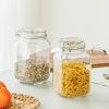 Glass 67 oz Lock Lid Storage Jar Canister