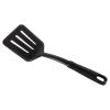 (8 pack) Slotted Kitchen Turner, Black, Nylon, Soft Grip Handle, Dishwasher Safe