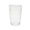 (6 pack) 20-Ounce Acrylic Tall Embossed Swirl Tumbler, Clear