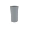 (18 pack) Gray Round Plastic Tumbler, 26-Ounce