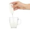 Bodum Schiuma Battery Operated Handheld Milk Frother Durable Stainless Steel Whisk White