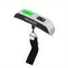 GOXAWEE 110lb/50kg Digital Handheld Luggage Hanging Baggage Scale With Backlight LCD Display