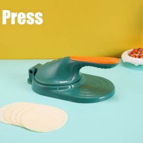 2 In 1 Dough Pressing Tool Set Kitchen Dumpling Maker Dumpling Mold DIY Dumpling Wrapper Makers Manual Press Dumpling Crust Tool (Color: Only press, size: 2pcs)