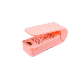 Mini Portable Sealer Heat Bag Sealing Machine Package Sealer Bags Thermal Plastic Food Bag Closure Packing Kitchen Accessories (Color: Red)