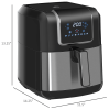 W2225141034  6.9qt Air fryer 85% less oil or low fat cooking 1700W electric oven 400F split oil filter 360Â° air circulation timing and non-stick pan