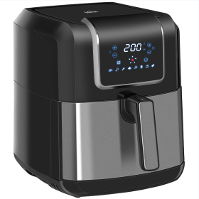 W2225141034  6.9qt Air fryer 85% less oil or low fat cooking 1700W electric oven 400F split oil filter 360Â° air circulation timing and non-stick pan (W2225141034: W2225142051)