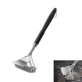 BBQ Grill Cleaning Tools for Grill Cooking Grates (Type: Kitchen Supplies, Color: Black)