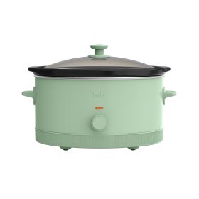 6 Qt Slow Cooker (Color: Seaglass)