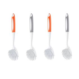 Dish Cleaning Brushes with Curved Bristles for Pots/Pans/Sink (Type: Kitchen Gadget, Color: As pic show)
